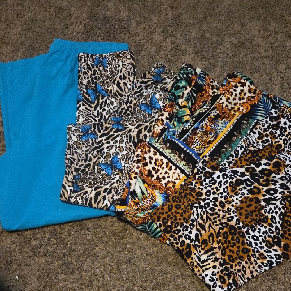 Colorful Animal Print Leggins